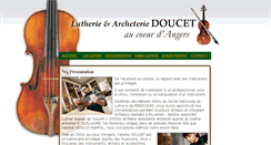 Desktop Screenshot of aldoucet.com