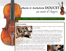 Tablet Screenshot of aldoucet.com